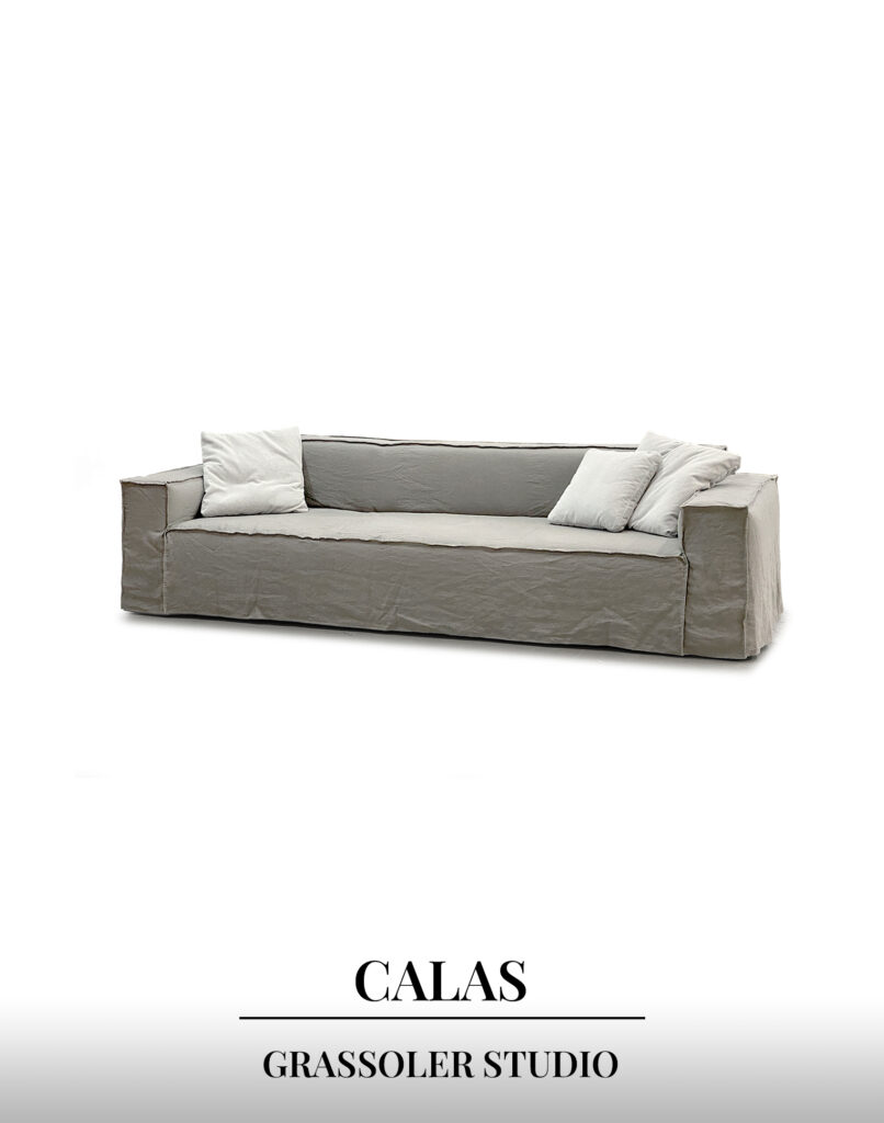 Calas es un sofá que forma parte de los sofás de Grassoler que pertenecen a la colección de Etéreo