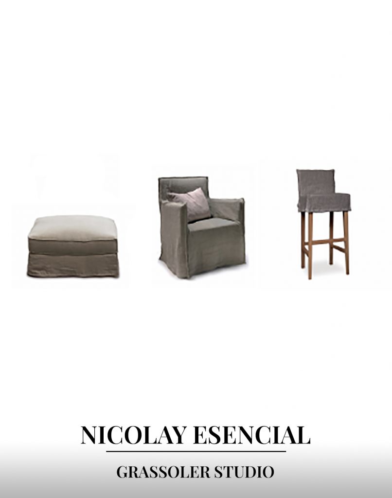 Nicolay essencial, banquetas, sillones y sillas