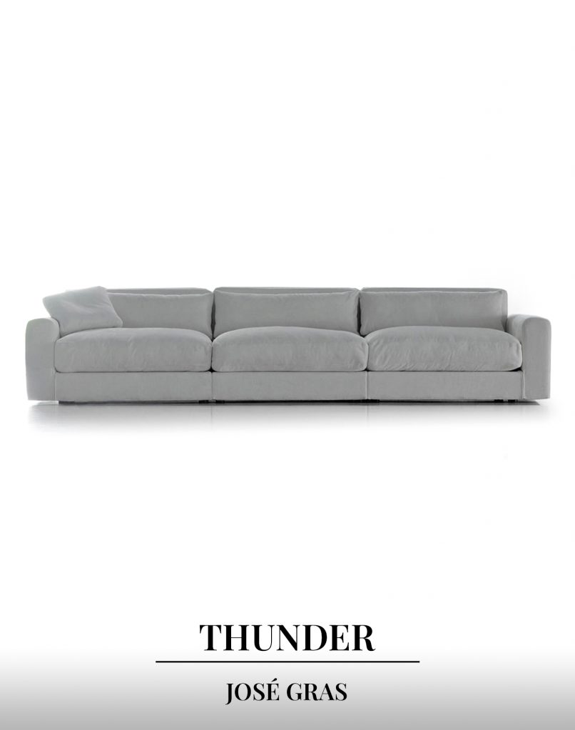 Thunder, uno de nuestros modelos de sofás de Grassoler