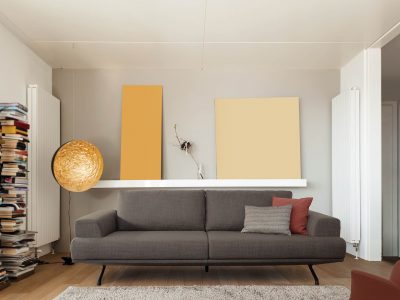 Architecture, interiors of a modern house, living room